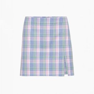 Sunday Best Tatiana Skirt in Iris Blue/Orchid Pink Plaid